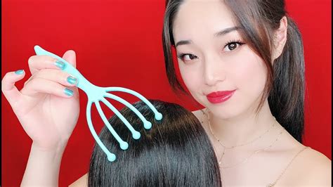 ASMR Ultimate Scalp Massage And Hair Play YouTube