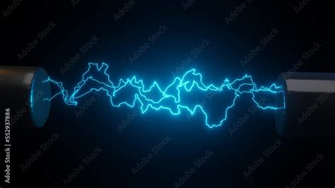 Electrical discharge footage. Electricity 3d model Stock Video | Adobe Stock