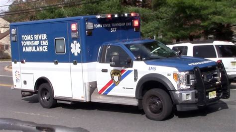 Toms River Twp Police EMS Ambulance 517 Responding 11 16 22 YouTube