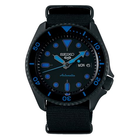 Seiko Srpd K Sports Street Style Hard Coating Black Blue