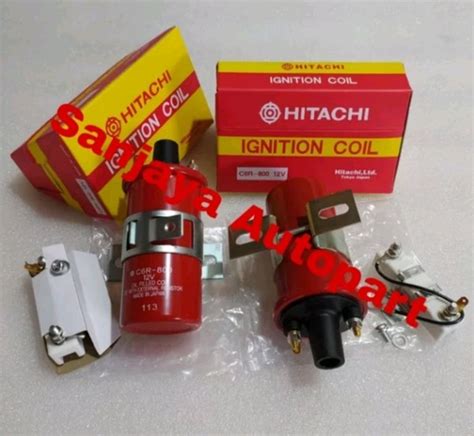 Jual COIL IGNITION KOIL PENGAPIAN PANJANG HITACHI 12VOLT KATANA