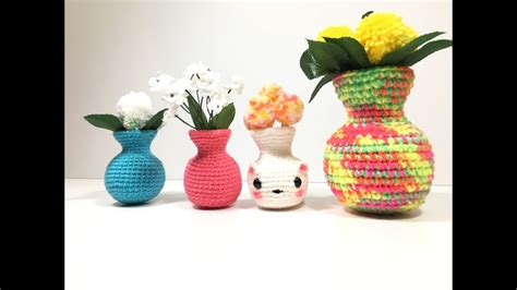 How To Crochet A Vase Kawaii Crochet Amigurumi Diy Tutorial Youtube