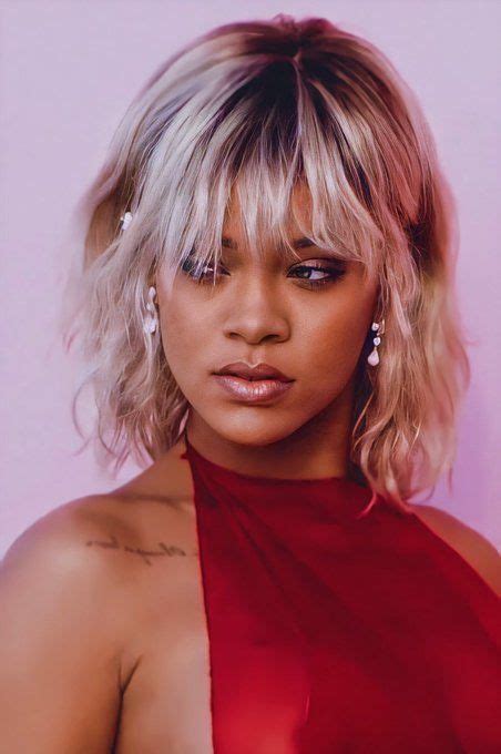 Badgalriri On Twitter Rihanna Platinum Hair Beauty