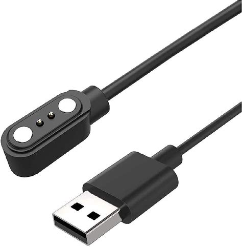 Lowfe Smartwatch W26 Charging Cable, Watch Charger Magnetic 2 pin ...