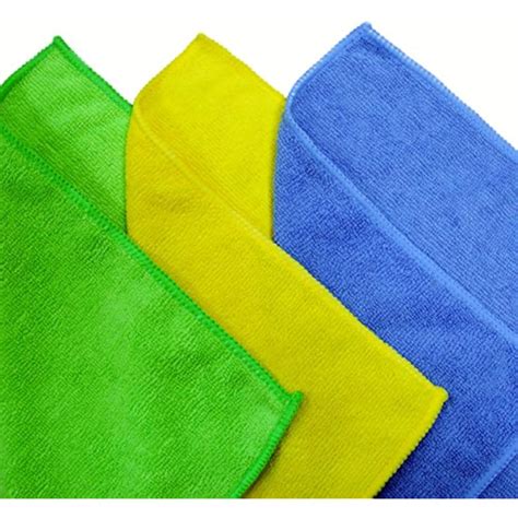 Microfiber Cleaning Dust Cloths Cloth 12 X 16 In Pack Automotive