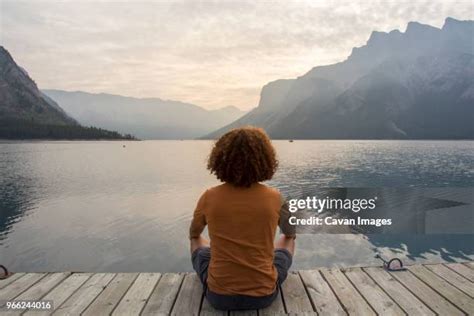 See Lake Minnewanka Photos and Premium High Res Pictures - Getty Images