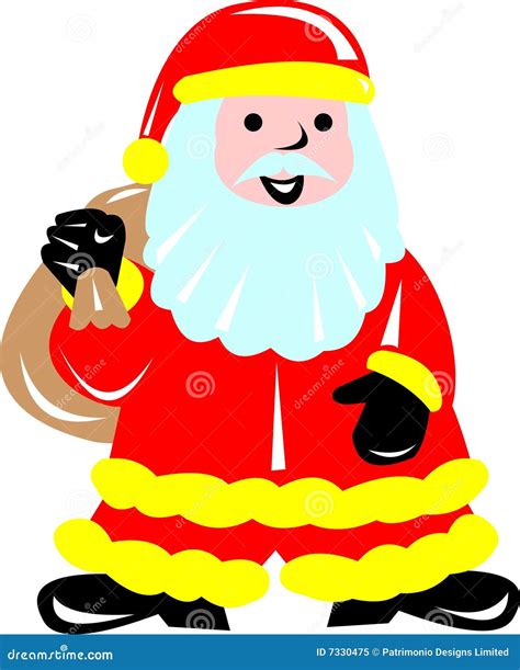 Fireman Santa Stock Illustration Illustration Of Holiday 7330475