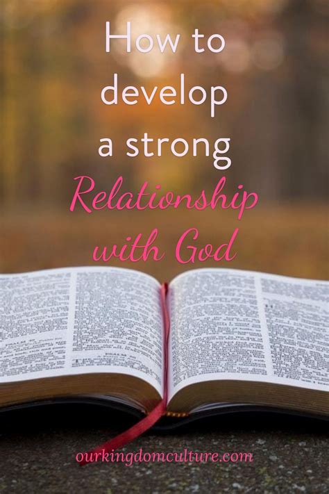 How To Develop A Personal Relationship With God Artofit