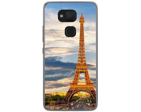 Tumundosmartphone Funda Gel TPU Bq Aquaris V Plus Diseño Paris Dibujos