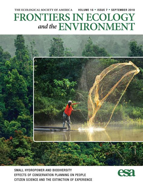 Frontiers In Ecology And The Environment Vol No