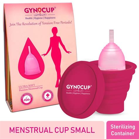 Gynocup Menstrual Cup And Sterilizer Container Combo Small Buy