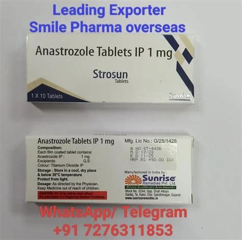 Anastrozole 1mg Tablet At ₹ 100stripe Anti Cancer Medicine In Nagpur