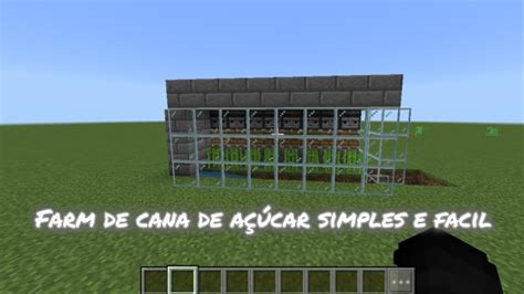 Farm De Cana De A Car Simples E F Cil Para Minecraft Java E Bedrock