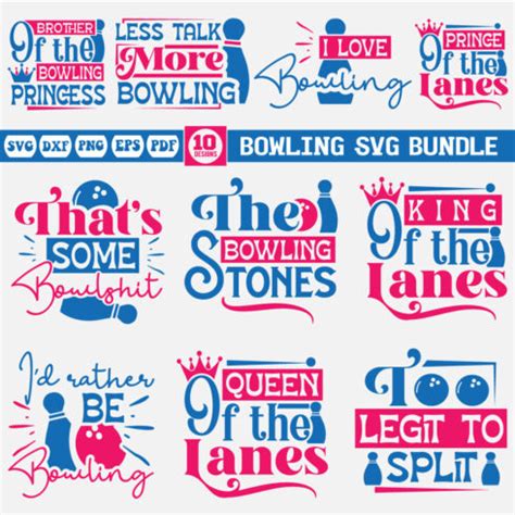 Bowling Svg Bundle Masterbundles