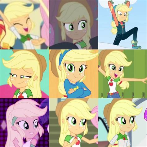 Applejack (EG) Collage by Gametendo64 on DeviantArt