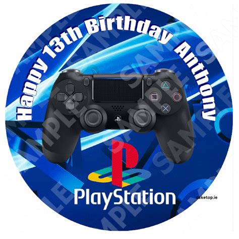 Playstation Cake Topper Printable - prntbl.concejomunicipaldechinu.gov.co