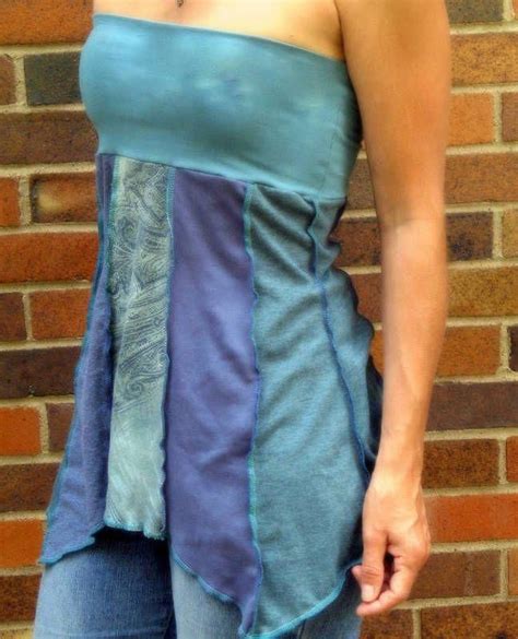 Upcycled Tshirts To Strapless Summer Topif I Just Add Sleeves It