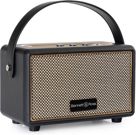 Bennett Ross BB 820BK Blackmore Junior Haut Parleur Bluetooth rétro