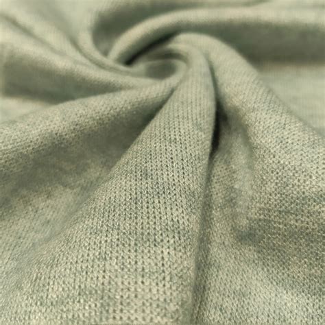 Tessuto Maglia Mano Cashmere In Tinta Unita Menta Iaia Tessuti