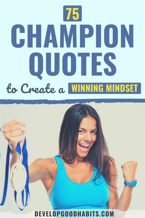 75 Inspirational Champion Quotes to Create a Winning Mindset