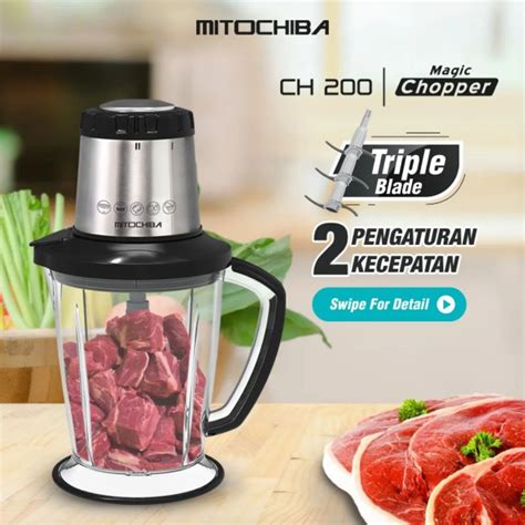 Jual Mitochiba Chopper CH200 Blender Chopper Alat Penggiling Daging