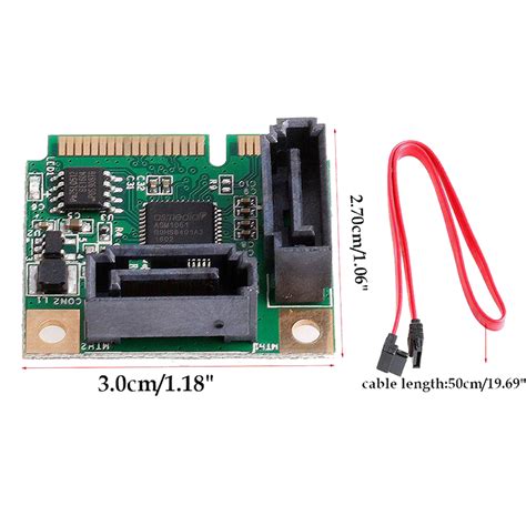 Mini PCI- Express 2 Port Sata III Controller Card