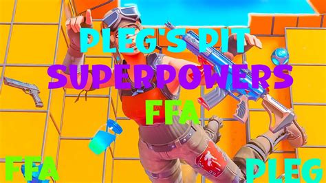 🎮plegs Pit 🦸‍♂️super Powers👾 Ffa⚔️ 5554 8582 2879 By Plg Fortnite Creative Map Code Fortnitegg