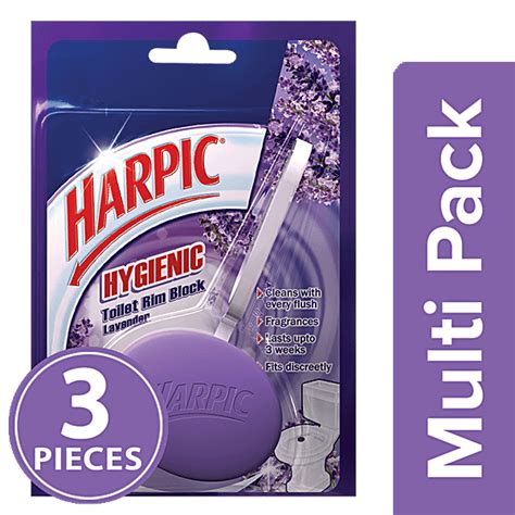 Buy Harpic Hygienic Toilet Cleaner Rim Block Lavender Online At Best