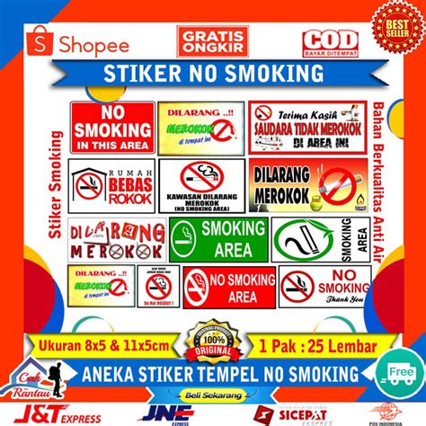 Jual Stiker Hiasan Dekorasi Tempelan Tempel Dinding Wall Peringatan No