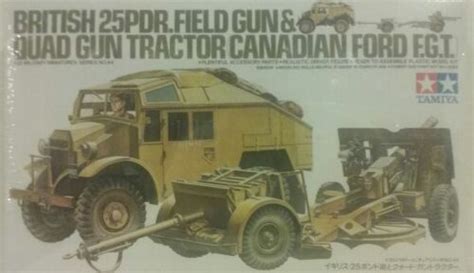 Tamiya 1 35 Scale British 25pdr Field Gun Quad Tractor Canadian