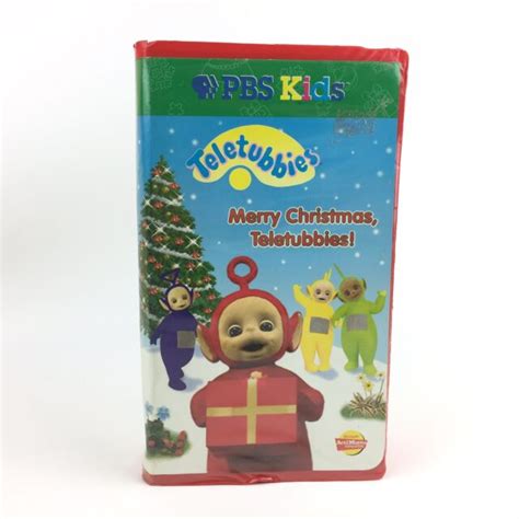 Teletubbies Merry Christmas Teletubbies VHS 1999 2 Tape Set For