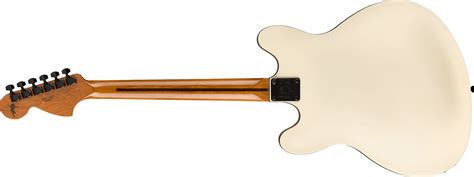 Tom Delonge Starcaster Satin Olympic White Semi Hollow Electric