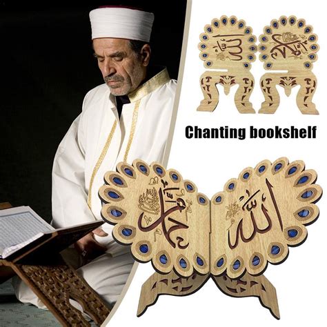 Koran Moslim Houten Boek Stand Houder Decoratieve Grandado