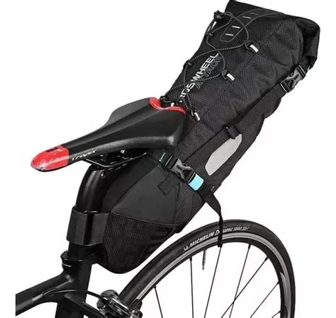 Bolsa Bike Selim Impermeável Roswhell Premium Ciclismo Mtb