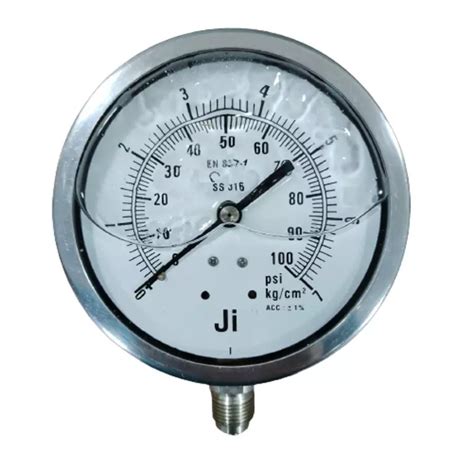 Buy Ji Japsin Instrumentation 100 Mm Stainless Steel Glycerin Filled