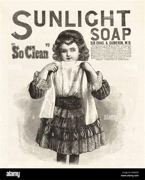 Uk Magazine Sunlight Soap Advert Stock Photo Alamy