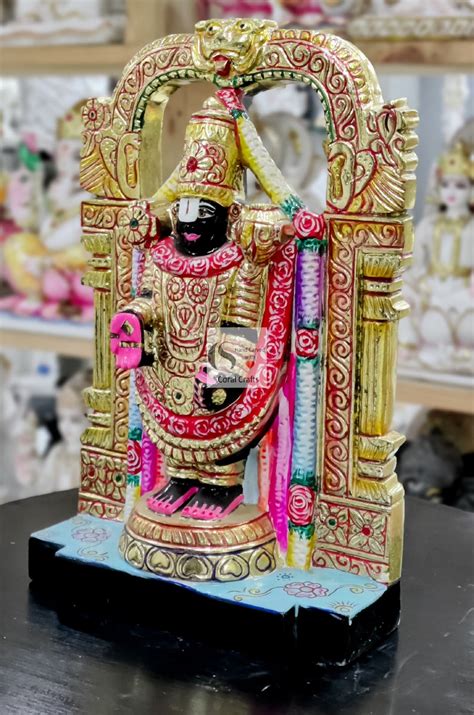 Tirupati Balaji Statue Made From High Quality Of Black Marble Hand