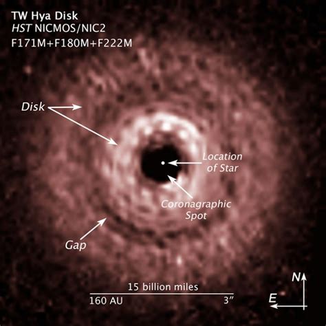 Alma Observes Gas Emission In A Protoplanetary Disk