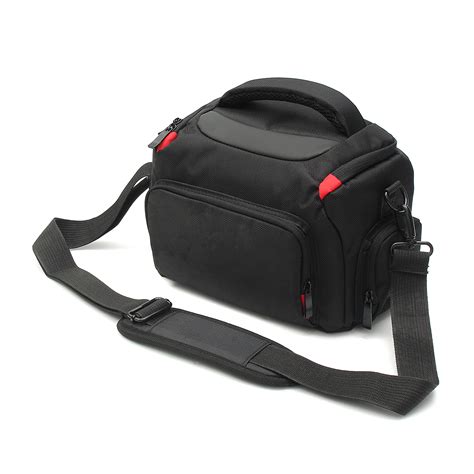 Camera Storage Travel Carry Bag With Rain Cover Strap For Dslr Slr