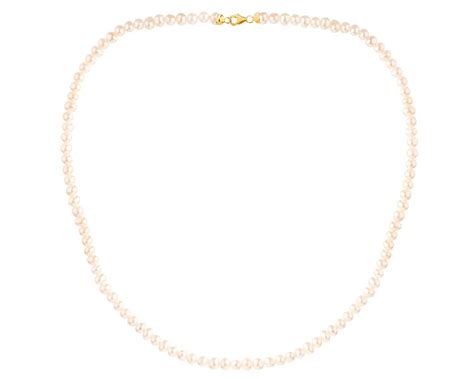 9 K Yellow Gold Pearl Necklace With Pearl Ref No Ap535 0388 Apart