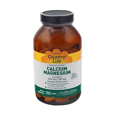 Calcium Magnesium Complex 180 Tablets At Whole Foods Market