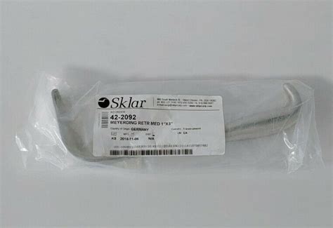 Sklar 42 2092 Meyerding Retractor 1 X 3 Blade Medium 8 3 4 EBay