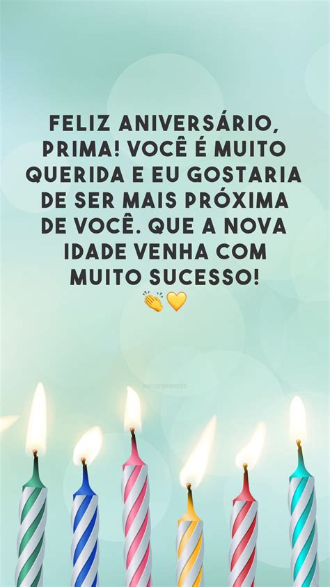 Feliz Aniversário Prima Frases LIBRAIN