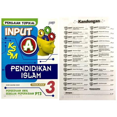 PEPPenilaian Topikal INPUT A Tingkatan 3 KSSM 2022 Dwibahasa Form 3