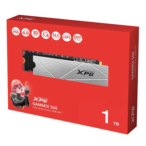 Unidad De Estado S Lido Ssd Xpg Gammix S Nvme Tb Pci Express