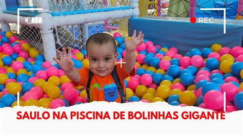 PISCINA de BOLINHAS GIGANTE Muita diversão garantida YouTube