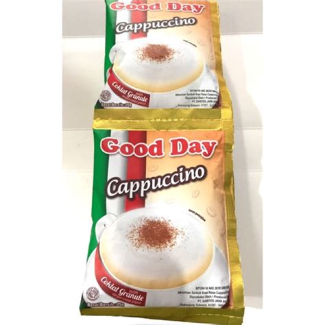 Jual KOPI GOOD DAY CAPPUCCINO 1 RENCENG 10 SACHET 25gr 25 Gr Dus Grosir