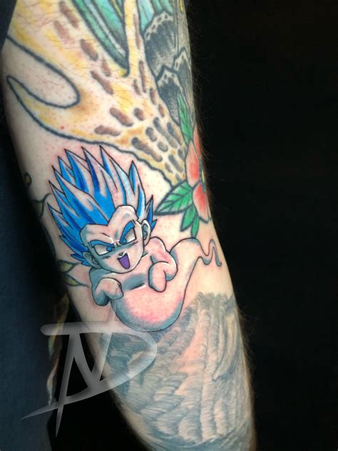 Danielnguyen Gotenks Ghost Kamakazi Ghost Tattoo Dragon Ball Z Tattoo