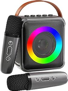 Amazon VERKB Mini máquina de karaoke para niños y adultos altavoz