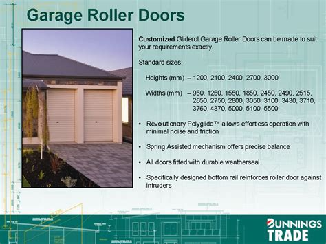 Standard Garage and Shed Roller Door Sizes ~ Building the Waldorf 48 ...